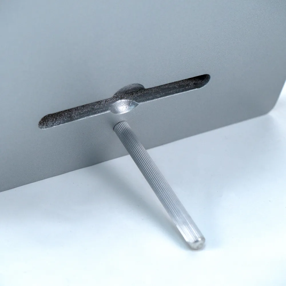 Aluminum-Award-Plaque-A4-with-Round-Colored-Plate-WPL-MR1-Stand.webp