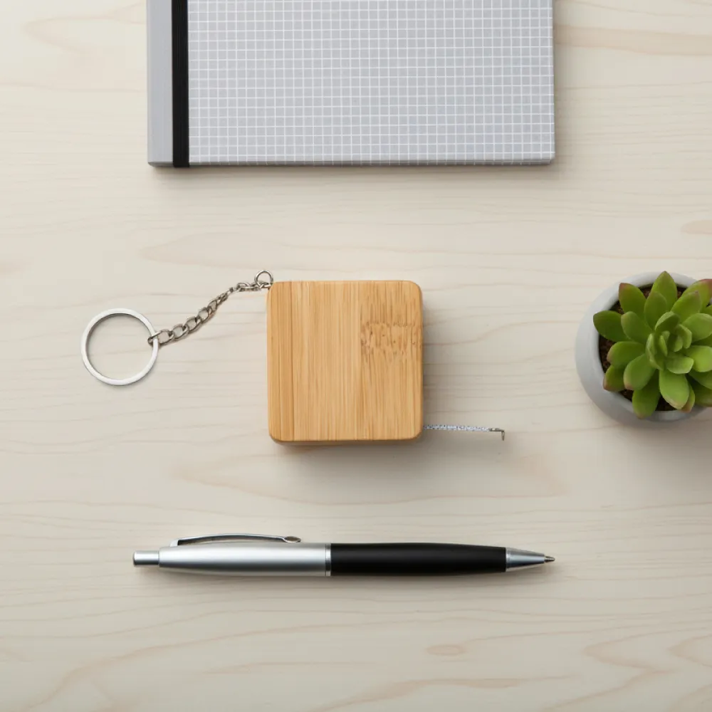 Bamboo-Retractable-Measuring-Tape-Keychain-MTA-01-BM-Top-View-2.webp