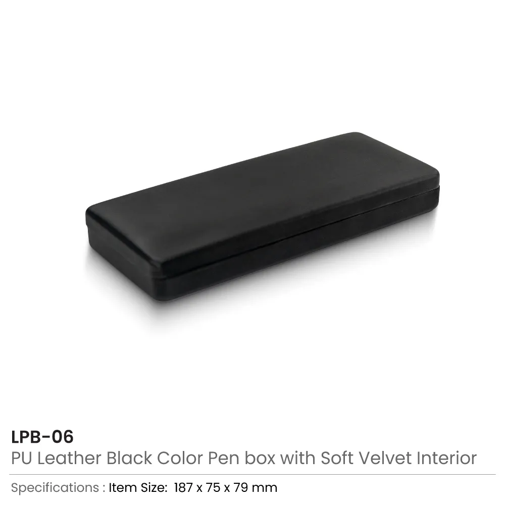 Black-Pen-Box-in-PU-Leather-with-Soft-Velvet-Interior-LPB-06-Details.webp