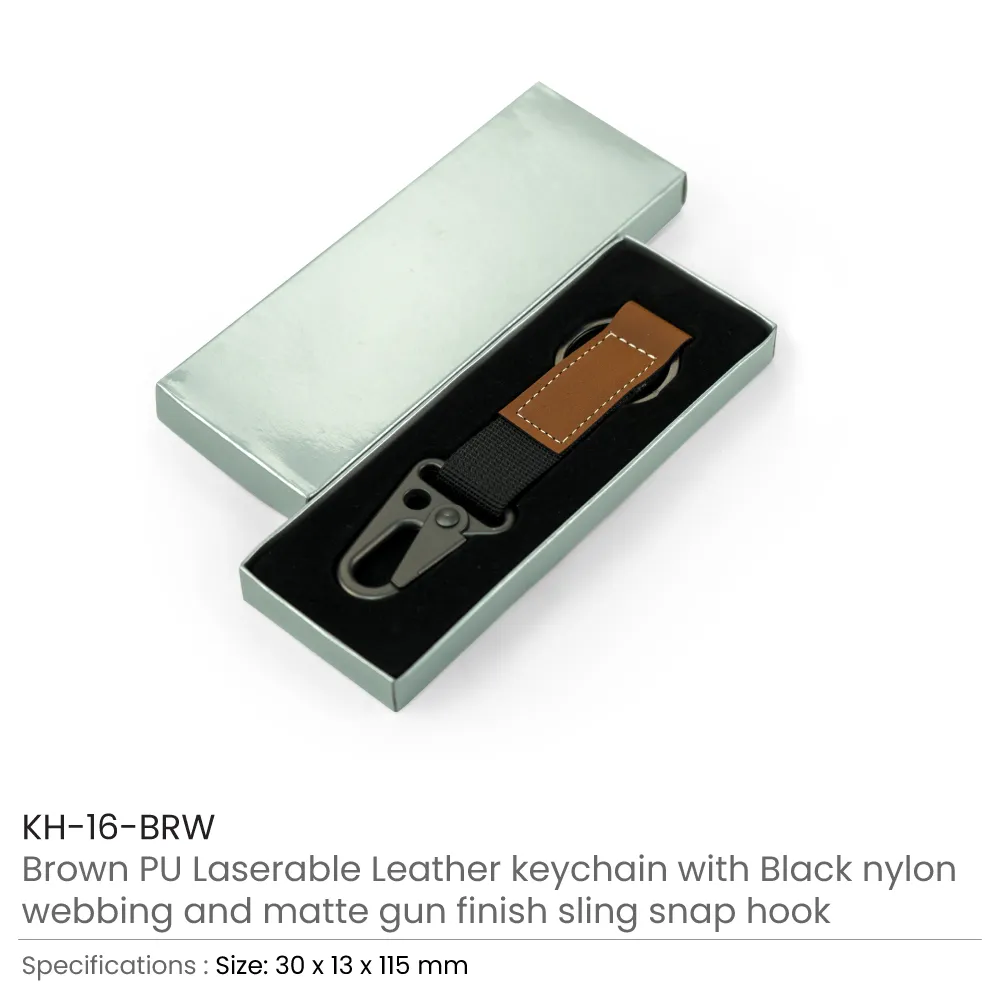 PU-Leather-Keychain-with-Sling-Snap-Hook-KH-16-BRW-With-Box.webp