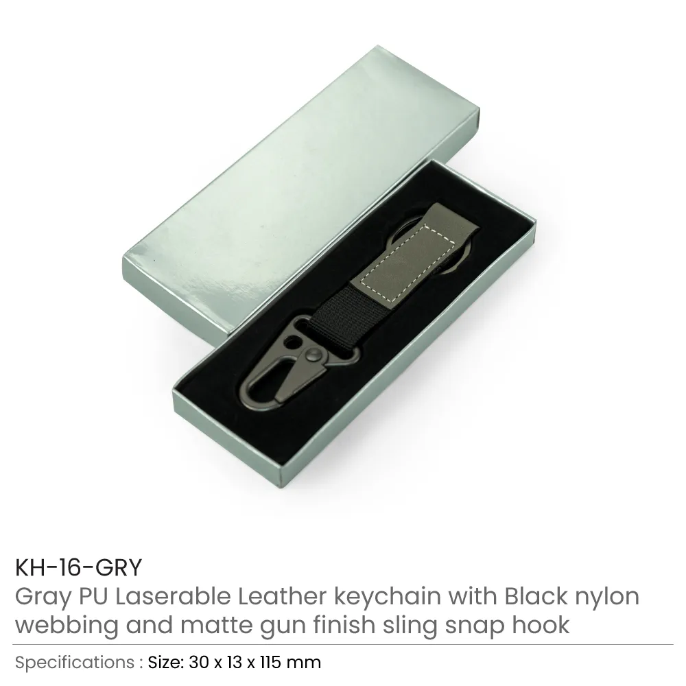PU-Leather-Keychain-with-Sling-Snap-Hook-KH-16-GRY-With-Box.webp