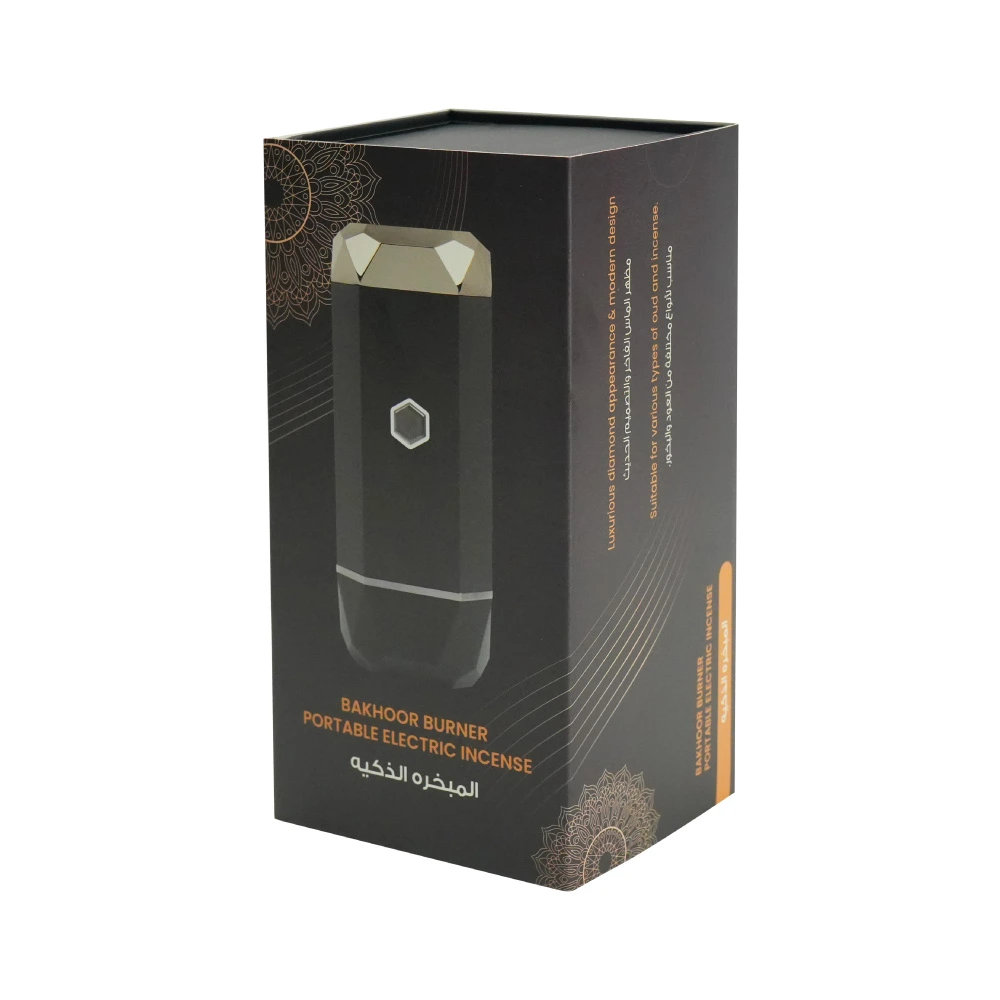 Portable-Bakhoor-Burner-ICB1-BLK-with-Box.webp